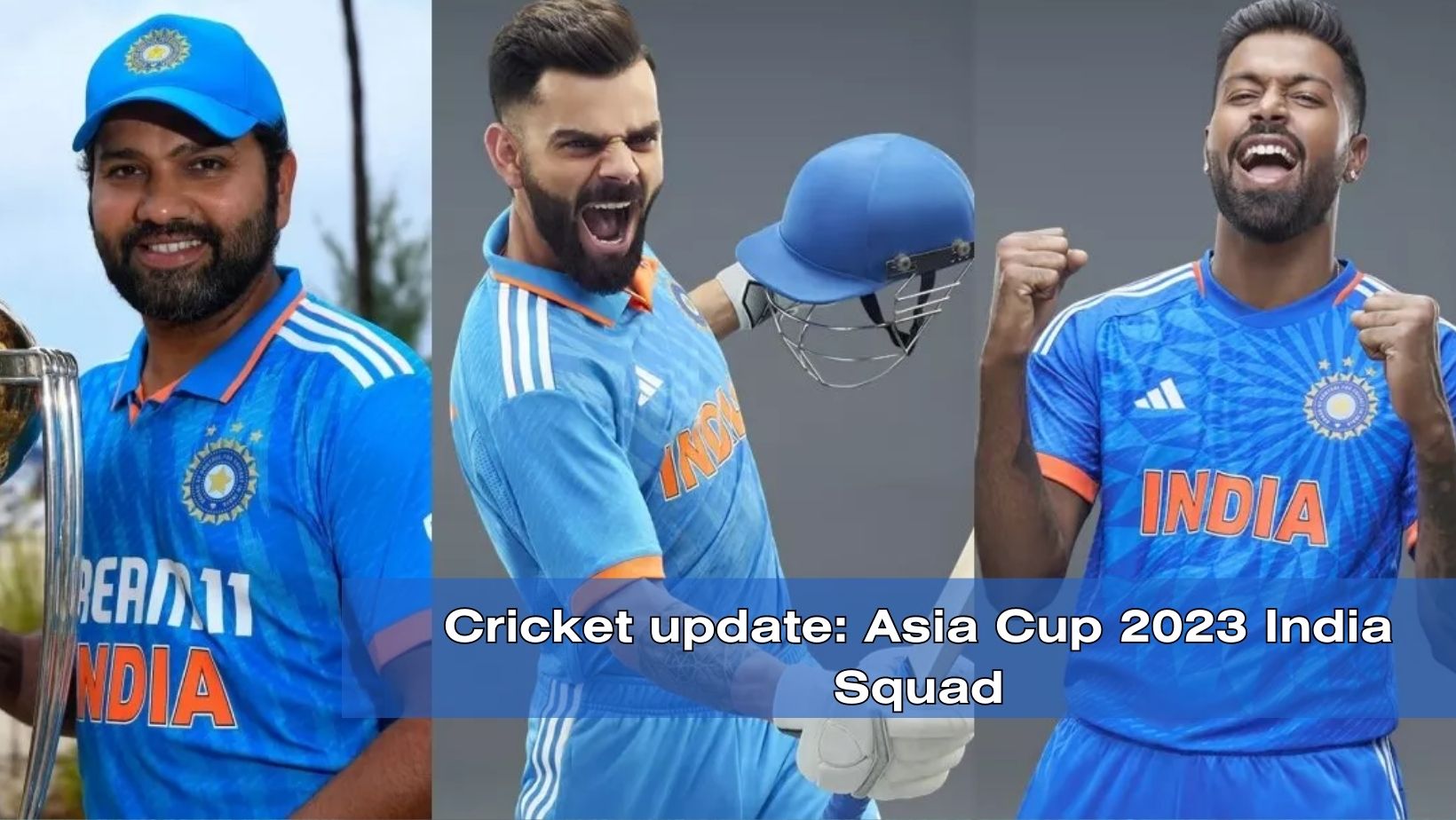 Cricket update: Asia Cup 2023 India Squad