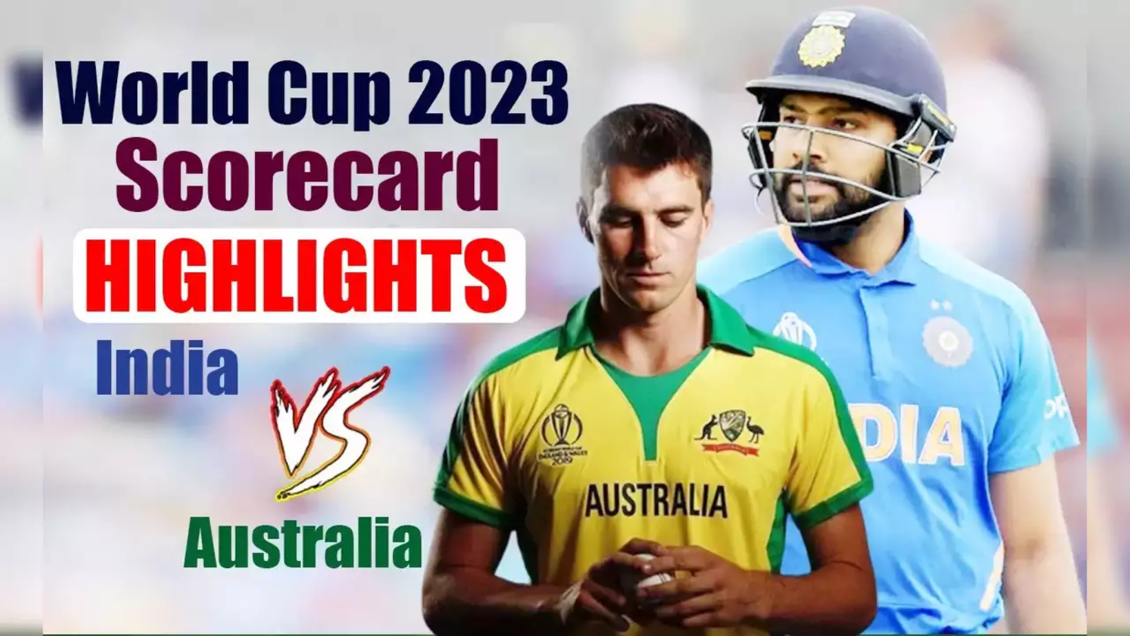 Highlights from the 5th Match of the ICC Cricket World Cup 2023  India vs Australia