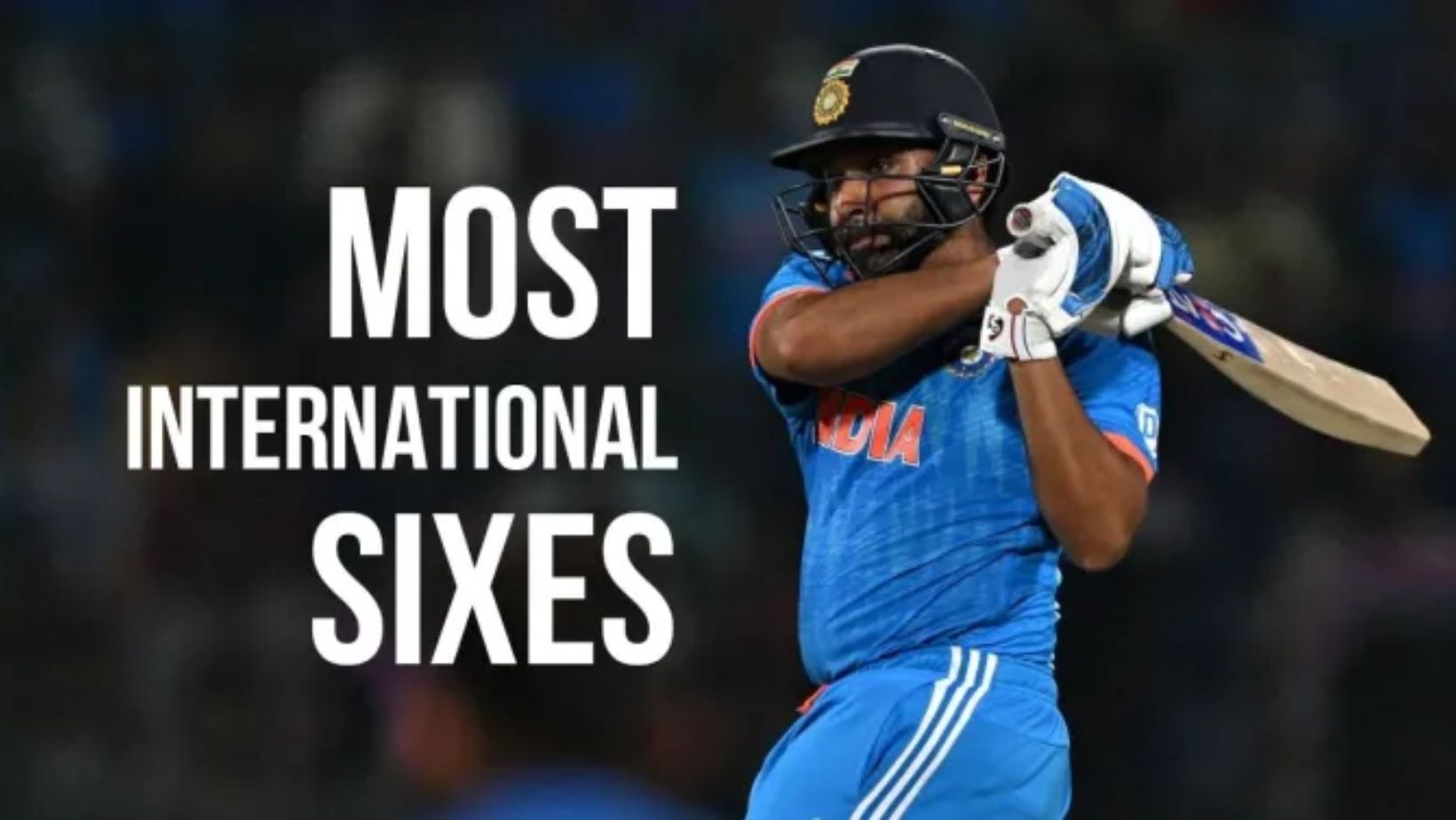 Rohit Sharma Smashes Record with 554th International Cricket Six