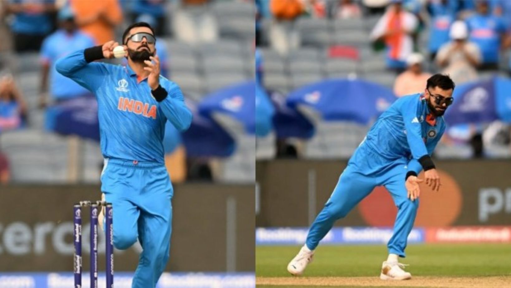 Virat Kohli Bowling After 6 Years During IND Vs BAN World Cup Match