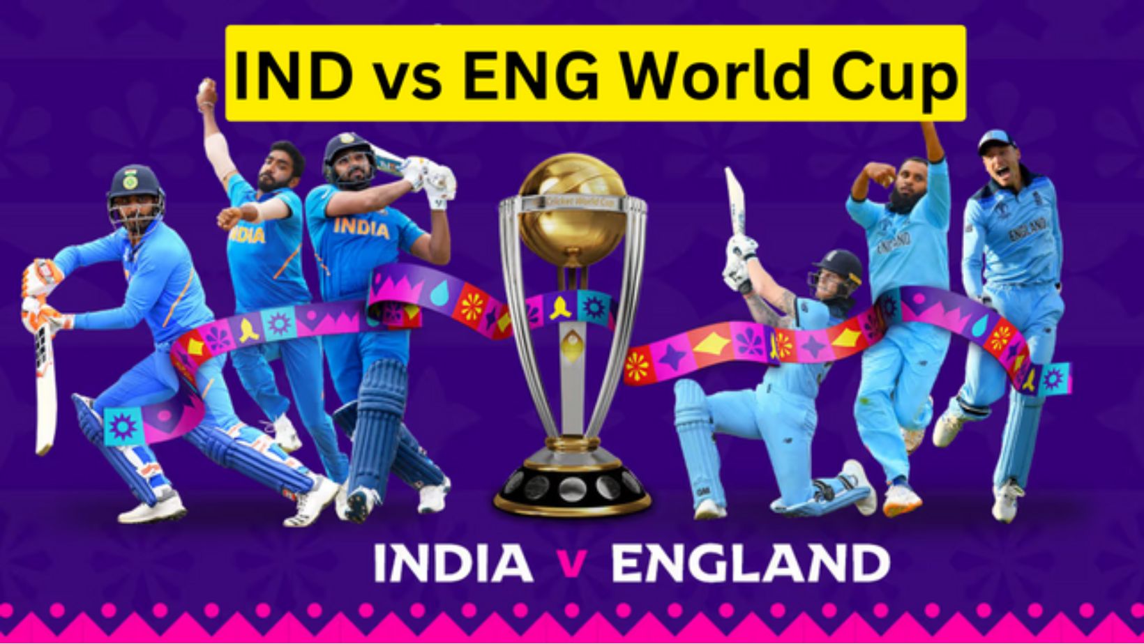 India vs England Live Score Cricket World Cup 2023