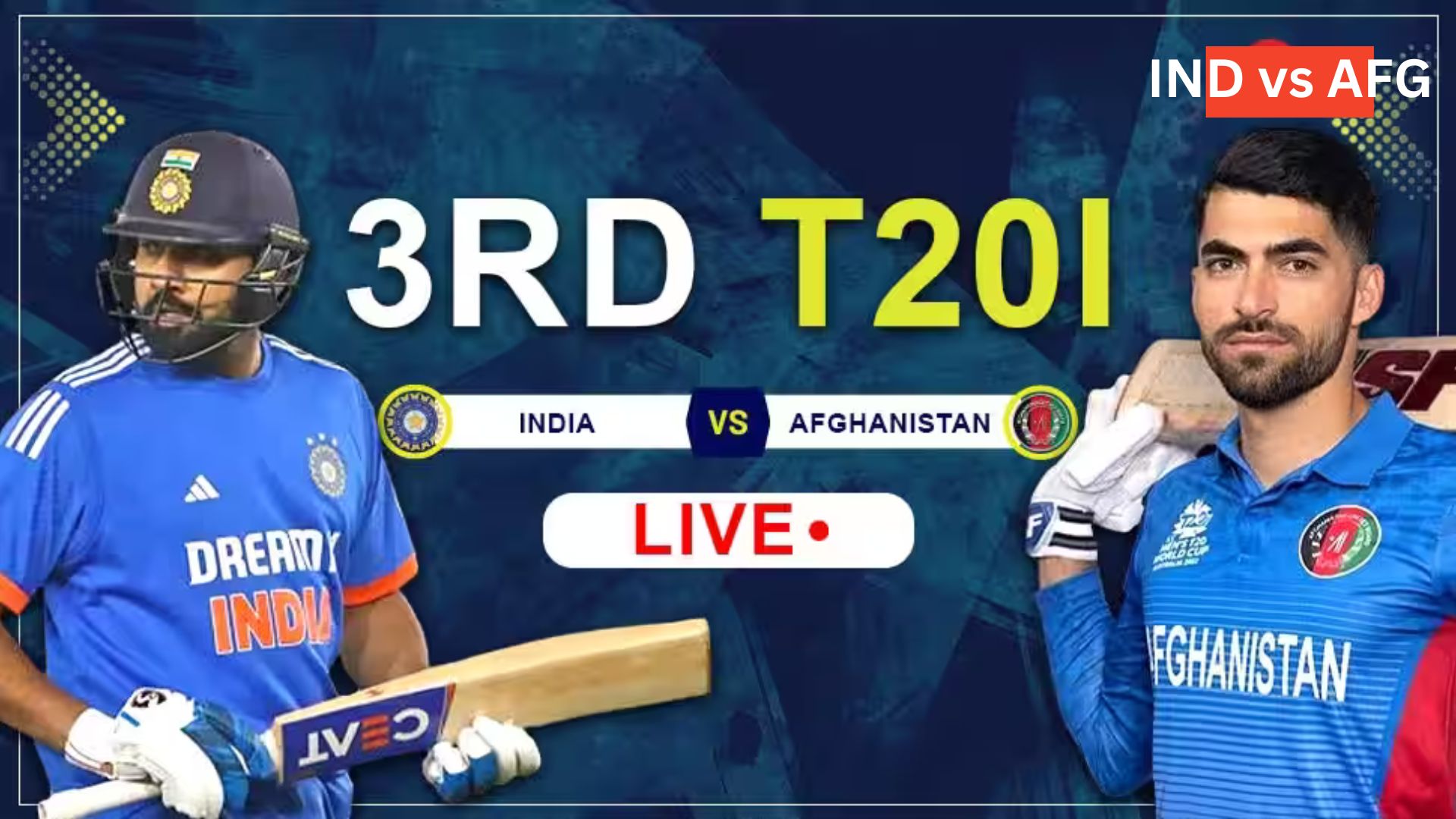 IND vs AFG, 3rd T20I – Live Cricket Score I Afghanistan tour of India, 2024