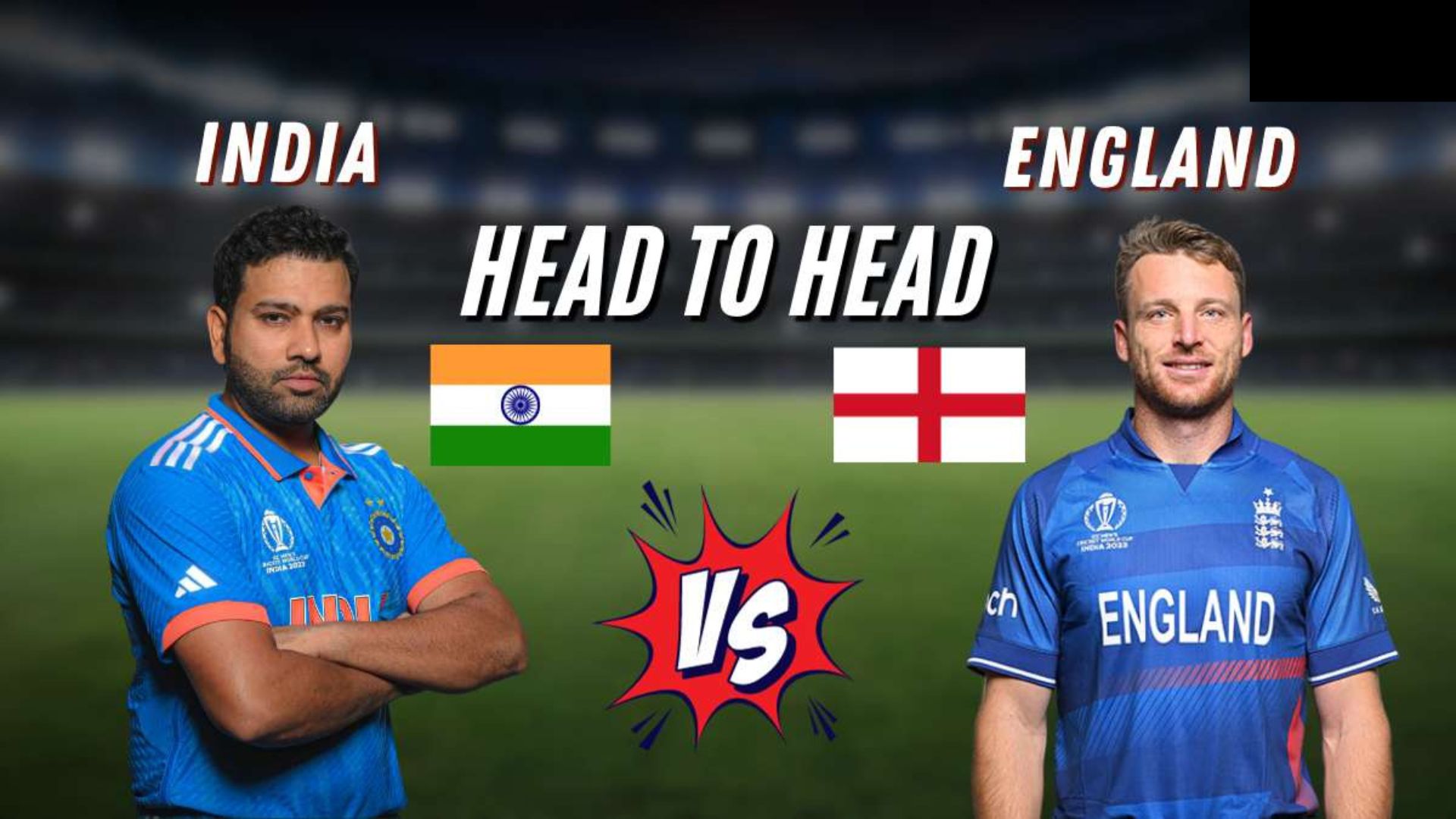 India vs England Head to Head Cricket All Formats