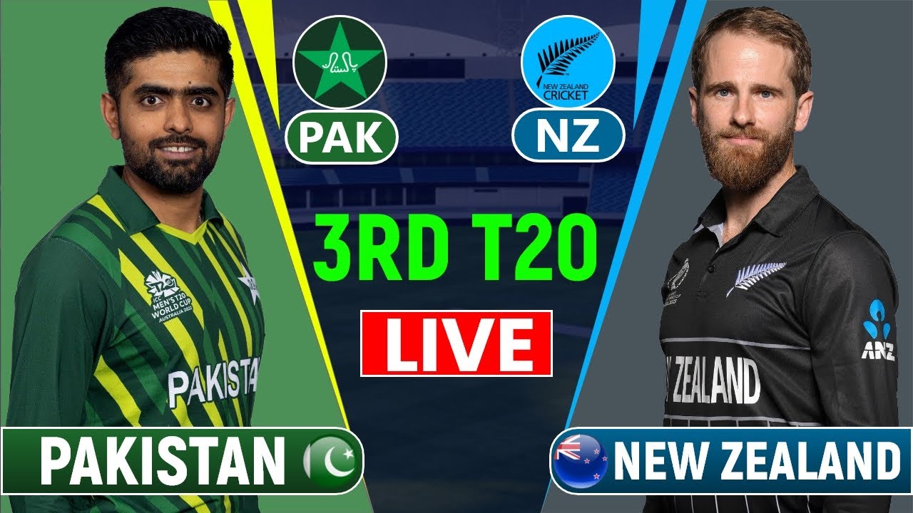 New Zealand vs Pakistan 3rd T20 & Live Score